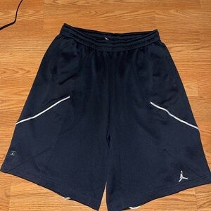 Rare Nike Air Jordan Basketball Shorts Retro Black White XL